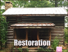 Historic Log Cabin Restoration  Sumerduck, Virginia